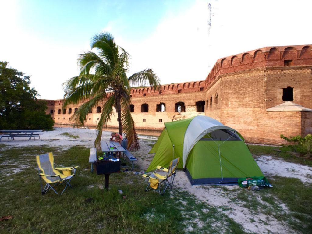 Camping tent dry tortugas