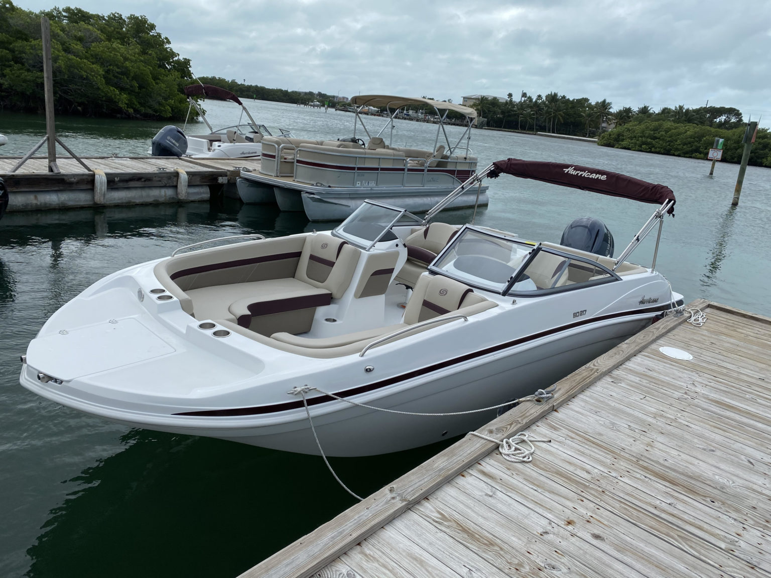 22' Deck Boat Rental 6Passenger Tours Key West