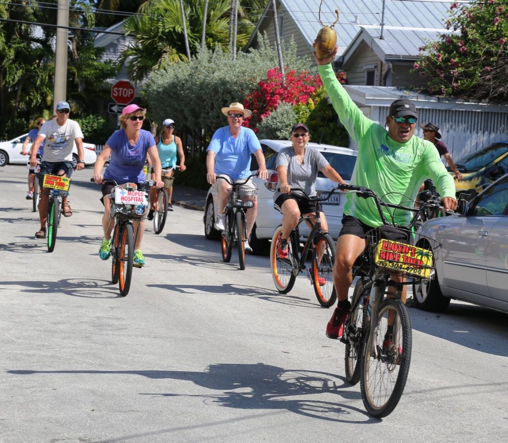 Lloyds bike tour riding